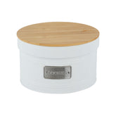 Lata Porta Condimentos Biscoito Matte Cookies Branco 3,5 Litros - Ela Decora